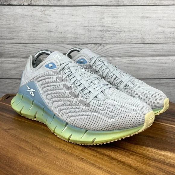 Reebok Zig Kinetica Lemon Glow Fluid Blue Training Shoe EH2811 Women’s Size 9.5 - Picture 3 of 11